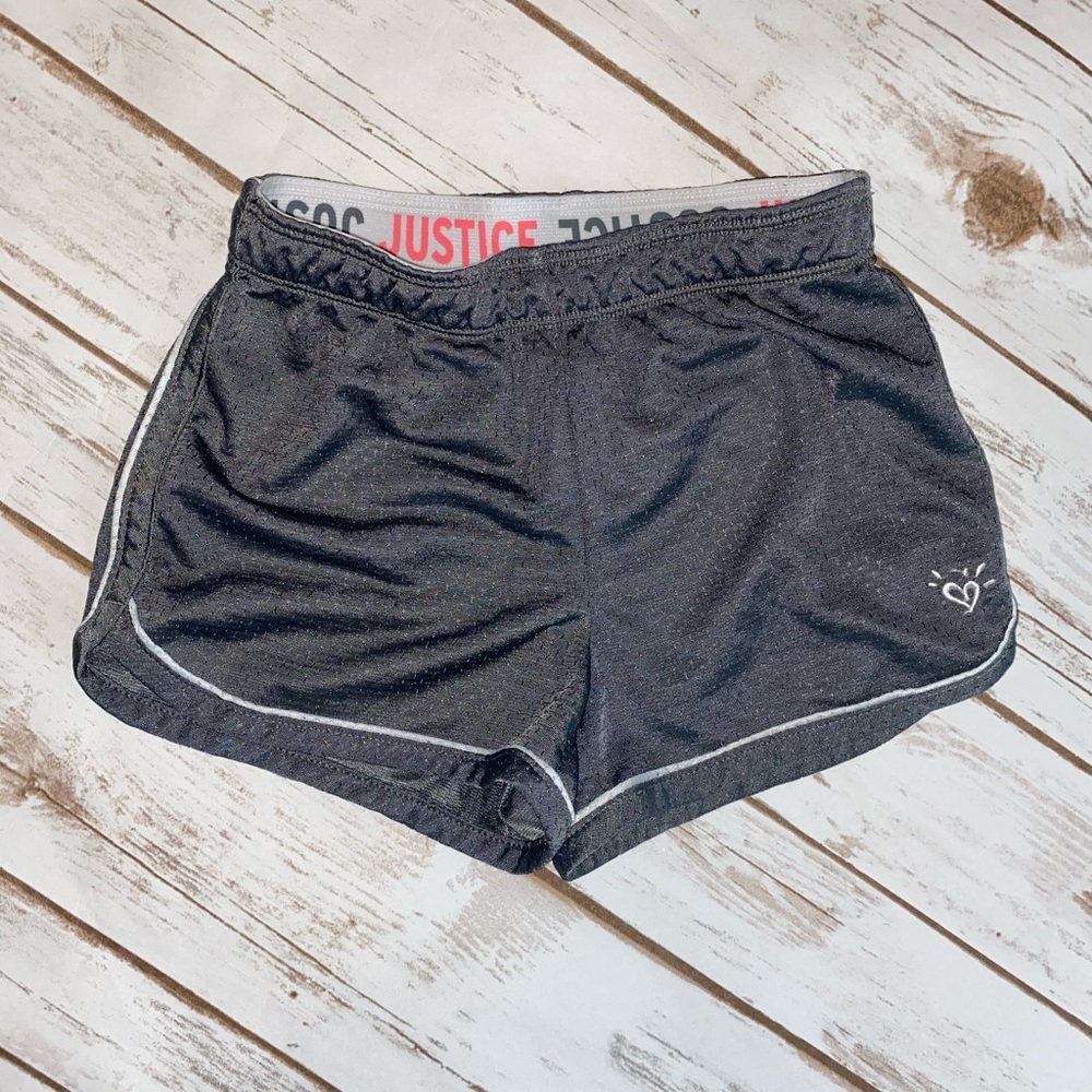Justice girls gym shorts